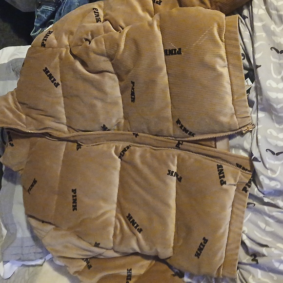 PINK PUFF BOMBER JACKET SIZE M - Picture 3 of 4